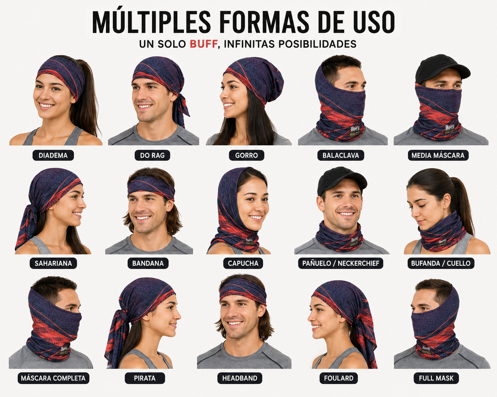 BUFF'S TUBULAR SIN COSTURAS OBM39