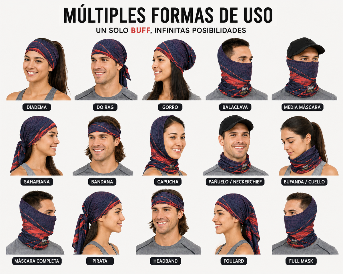 BUFF'S TUBULAR SIN COSTURAS OBM39