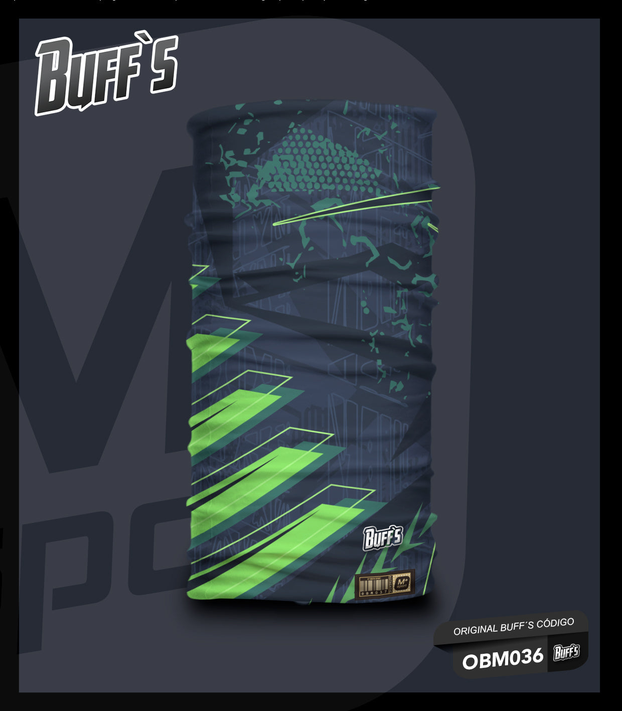 BUFF'S TUBULAR SIN COSTURAS OBM37