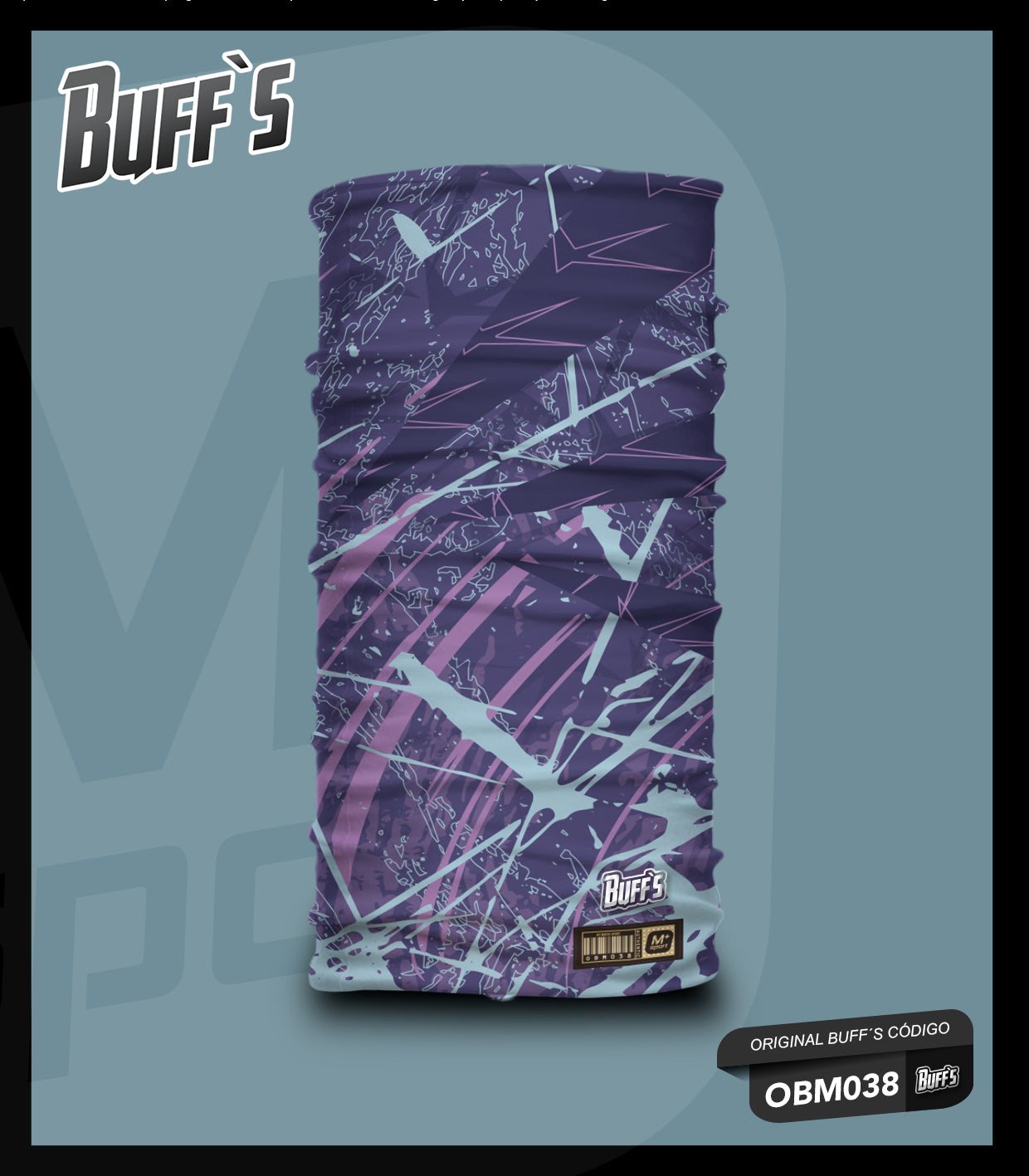 BUFF'S TUBULAR SIN COSTURAS OBM38