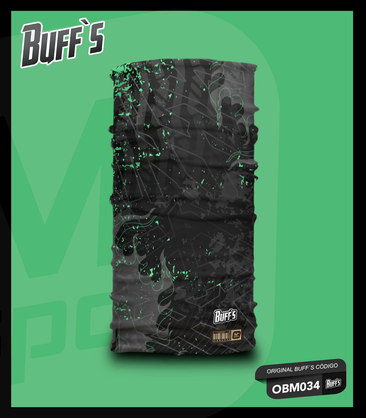 BUFF'S TUBULAR SIN COSTURAS OBM34