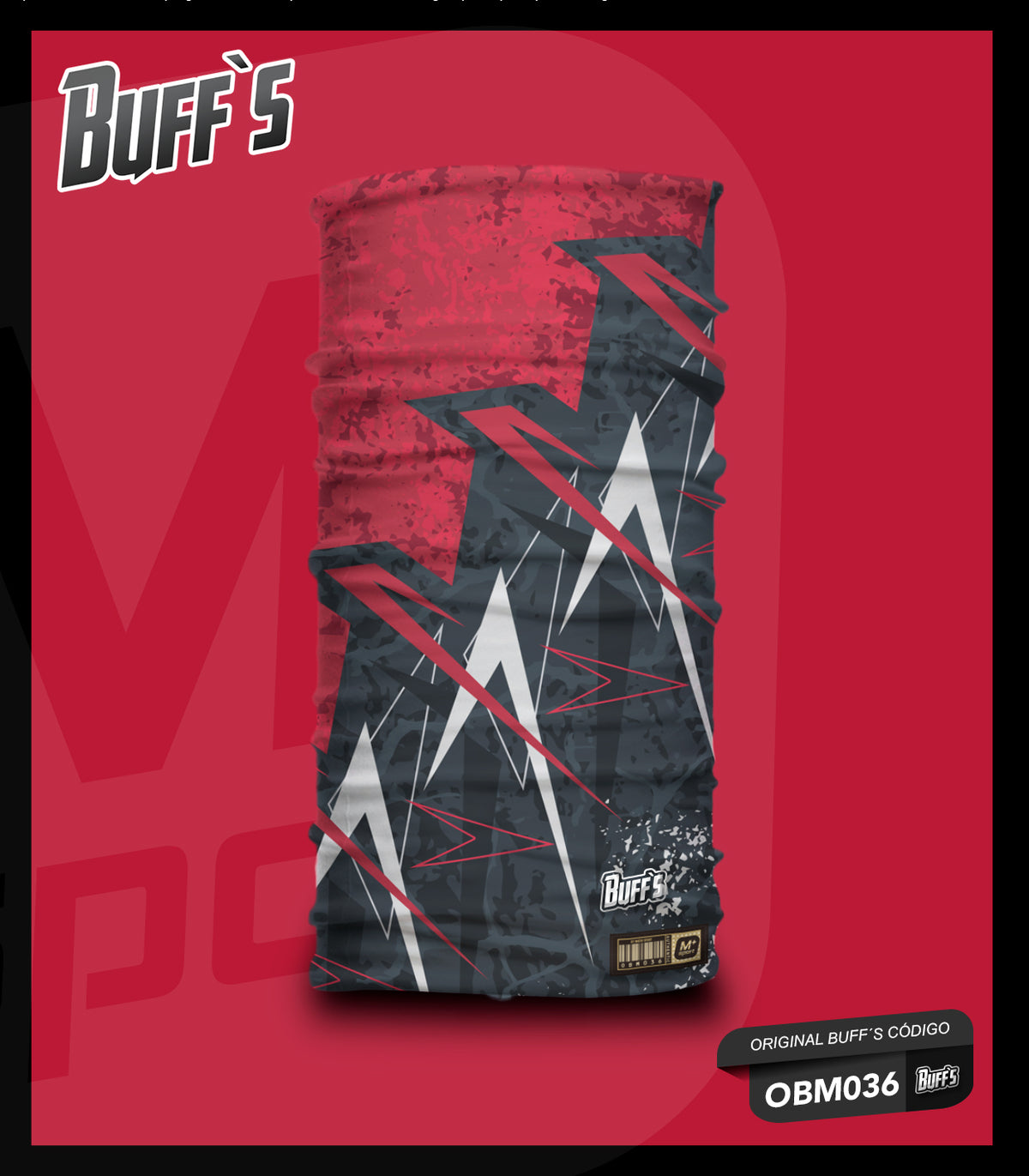 BUFF'S TUBULAR SIN COSTURAS OBM36
